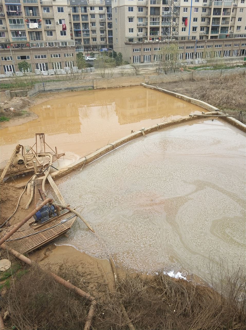 翁牛特沉淀池淤泥清理-厂区废水池淤泥清淤