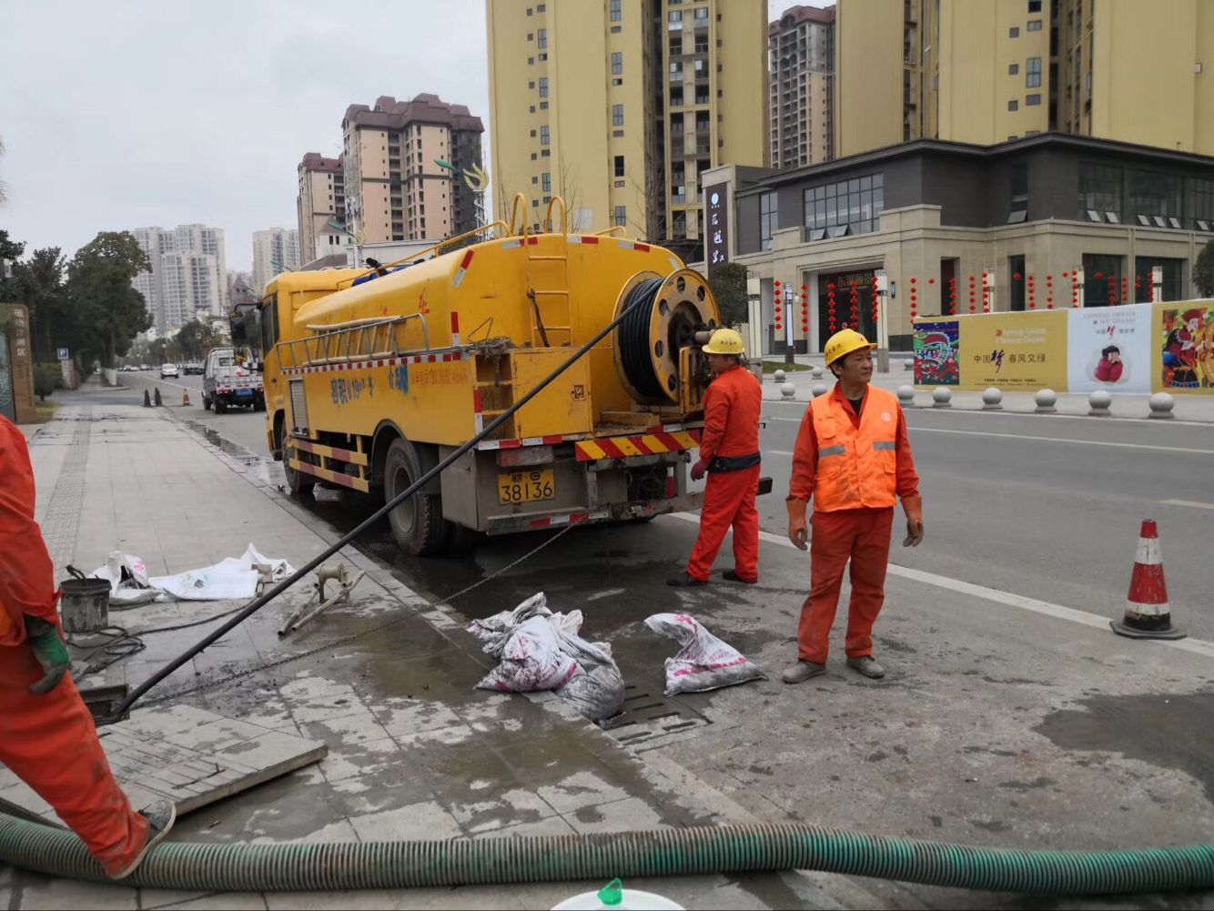 翁牛特排污管道清淤-管道清洗