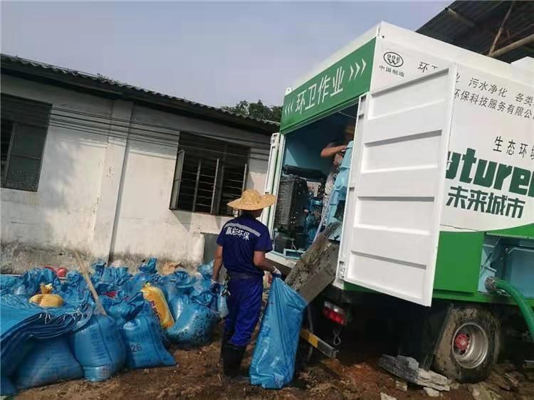 翁牛特工业污泥压干处理
